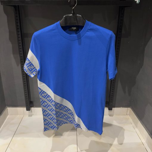 Fendi Blue Pattern TShirt