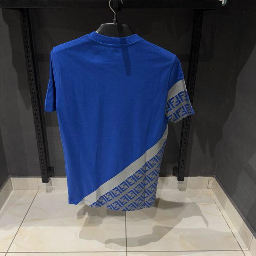 Fendi Blue Pattern TShirt - Image 2