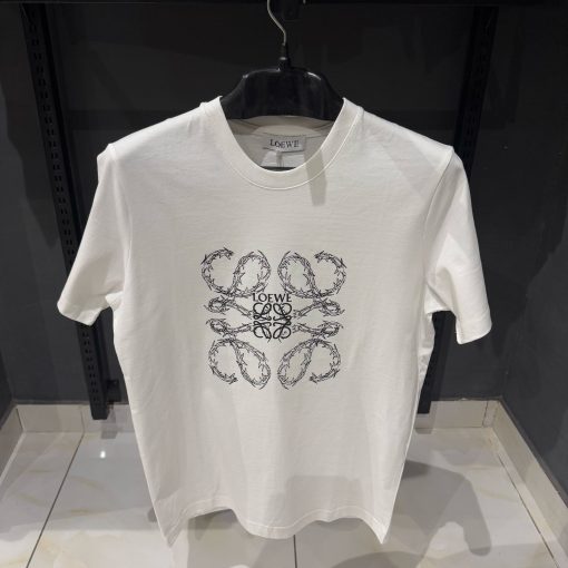 Loewe offWhite TShirt with Front Logo