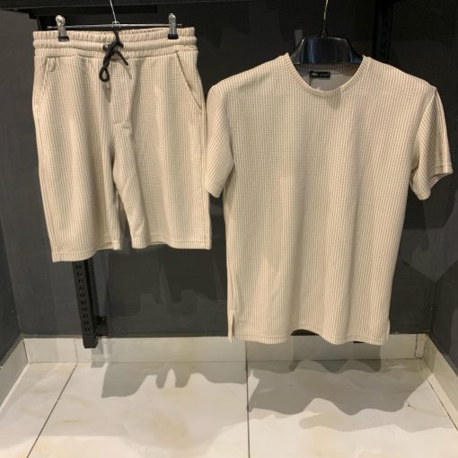 Zara Men Beige short Set