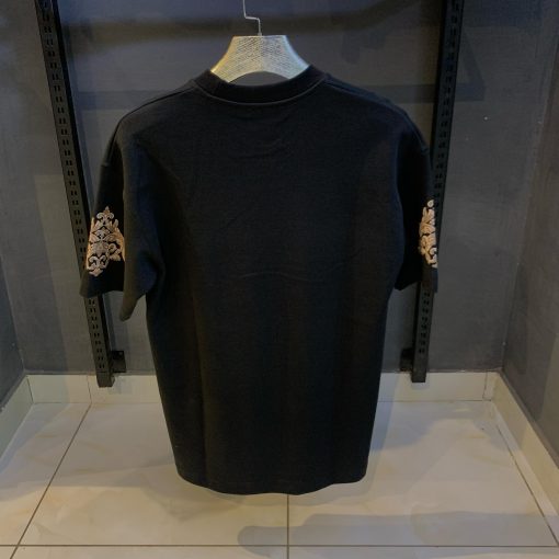 Burberry Black Oversized TShirt with front logo - Image 3