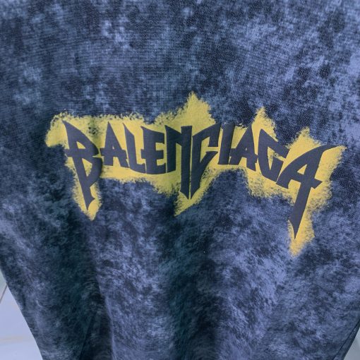 Balenciaga Grey Faded TShirt - Image 4