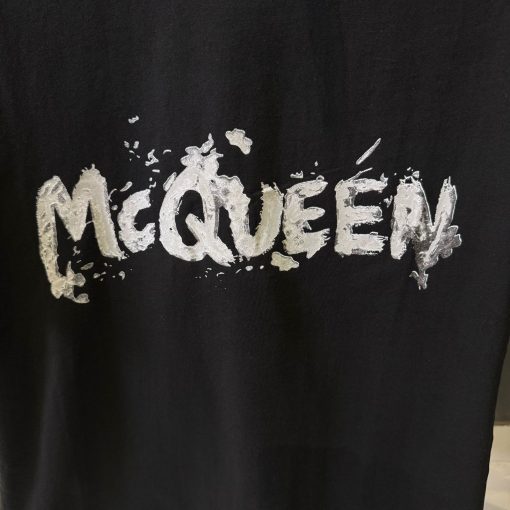 McQueen  Graffiti  Logo t Shirt - Image 2