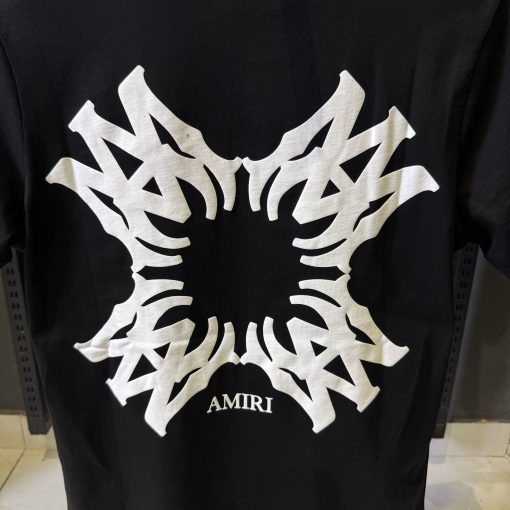 Amiri Black Logo Printed T-shirt - Image 3