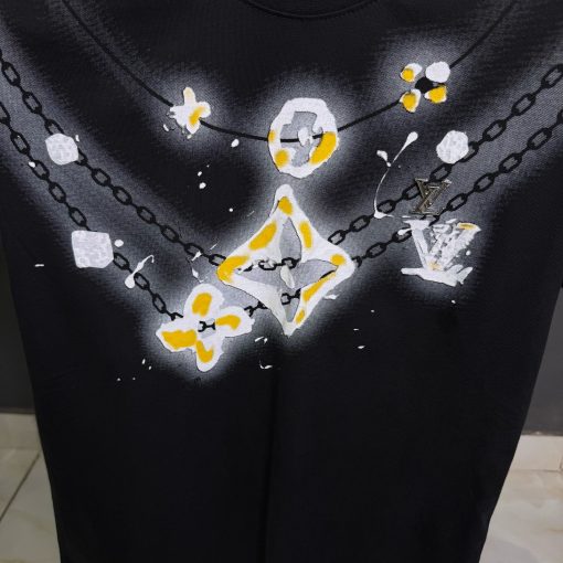 Louis Vuitton Front Logo Black T Shirt - Image 2