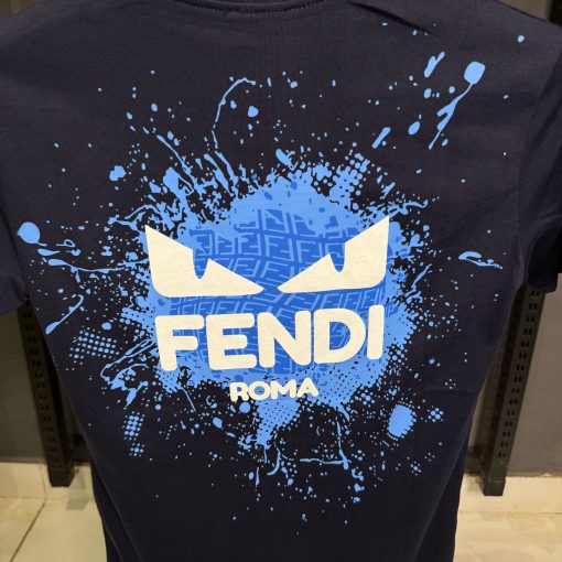 Fendi Camiseta blue T Shirt - Image 3