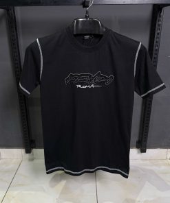 Fendi  Embroidered  black T Shirt