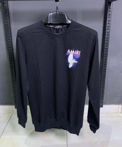 Amiri Black Sweater Shirt Front & Back Print