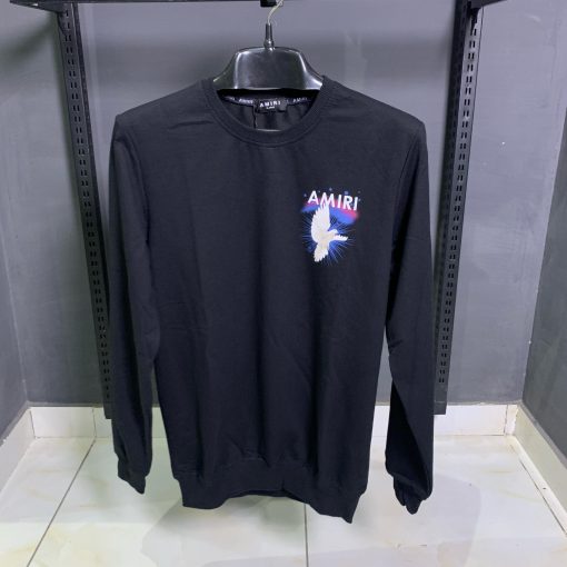 Amiri Black Sweater Shirt Front & Back Print