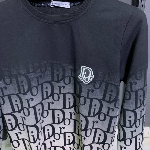 Dior All Letter Prints Sweater Shirt - Image 2