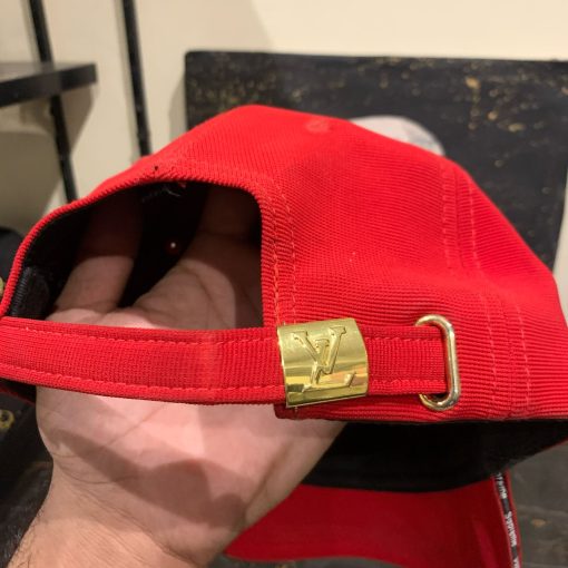 Supreme x Louis Vuitton Red Cap - Image 2