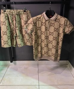GG Allover Monogram Short Set