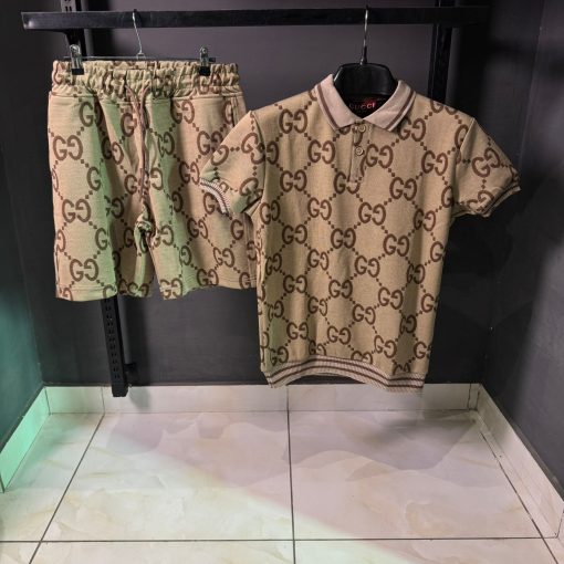 GG Allover Monogram Short Set
