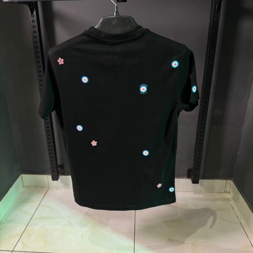 Kenzo Allover Logo Print Black T Shirt - Image 2