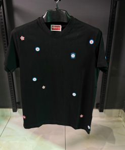 Kenzo Allover Logo Print Black T Shirt