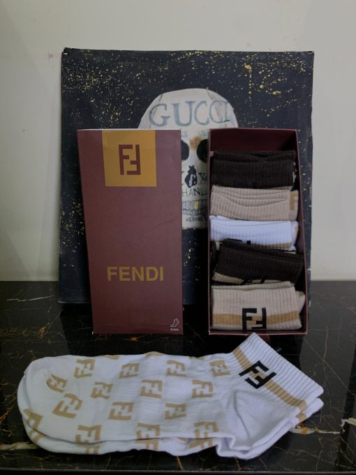 FENDI Ankle Socks Pack of 6
