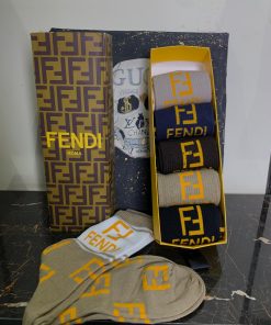 FENDI Roma Ankle Socks Pack of 6