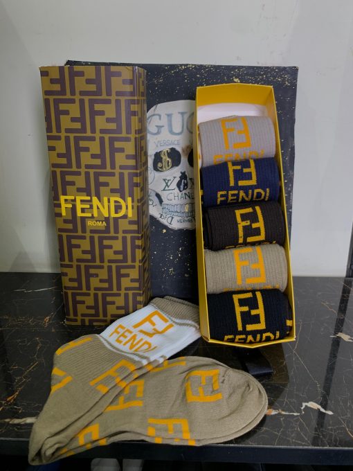 FENDI Roma Ankle Socks Pack of 6