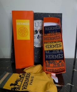 Hermes Paris Luxury Socks 6 Pair Gift Box