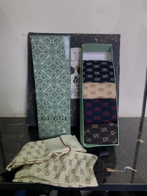 Gucci Ankle Socks Luxury Gift Box
