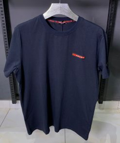 Prada Black Minimal Logo T Shirt