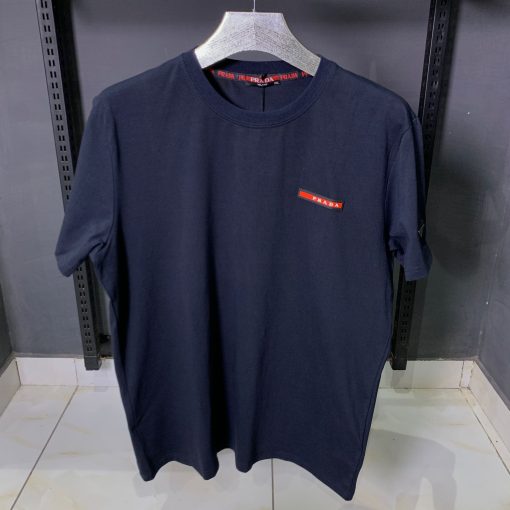 Prada Black Minimal Logo T Shirt