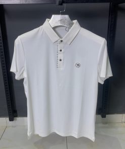 Stefano Ricci Signature Polo Shirt Classic White