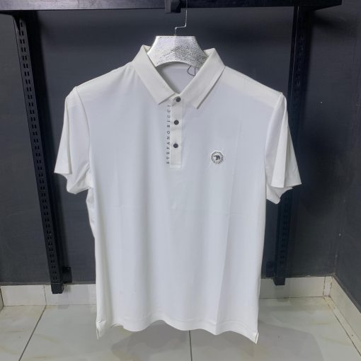 Stefano Ricci Signature Polo Shirt Classic White