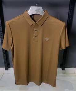 Stefano Ricci Signature Polo Shirt Camel Brown