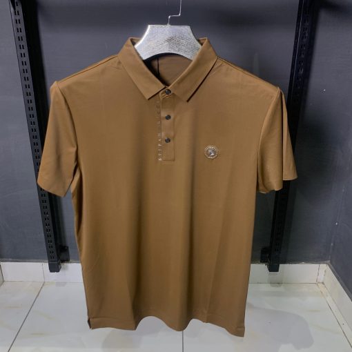 Stefano Ricci Signature Polo Shirt Camel Brown