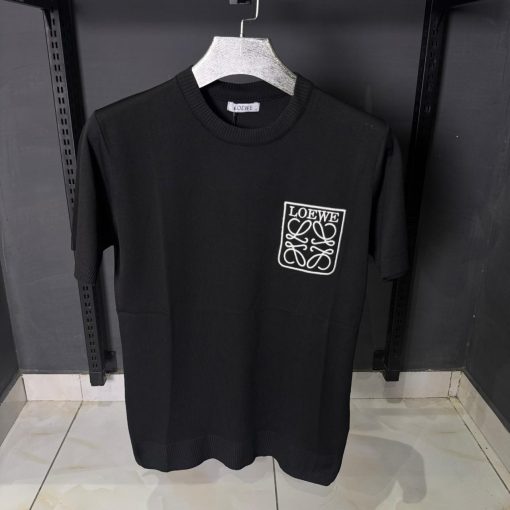 Loewe Logo Patch Black T Shirt