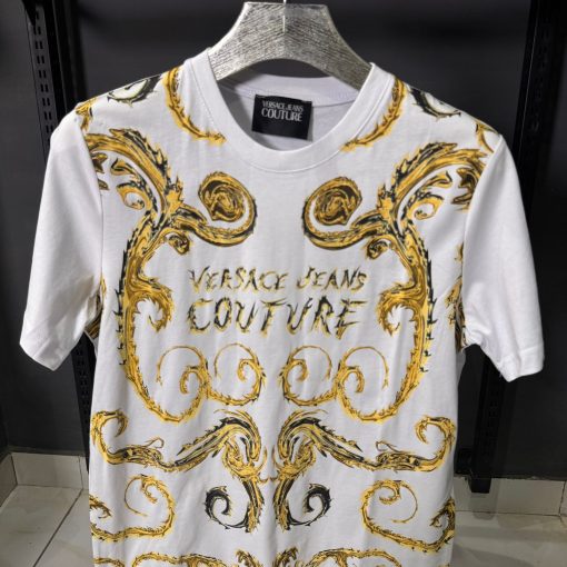 Versace Jeans Couture Baroque Print T Shirt - Image 2