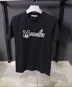 Moncler Signature Logo Black T Shirt