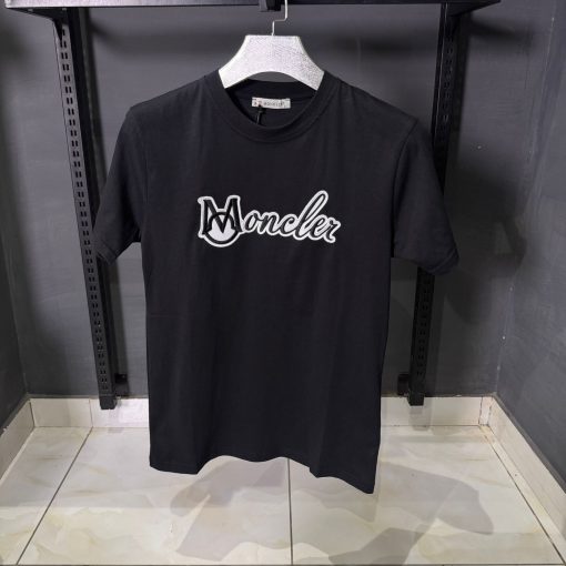 Moncler Signature Logo Black T Shirt