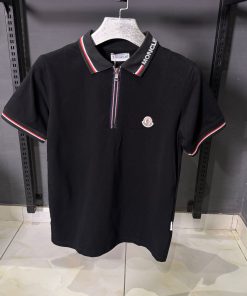 Moncler Contrast Tipped Polo Shirt