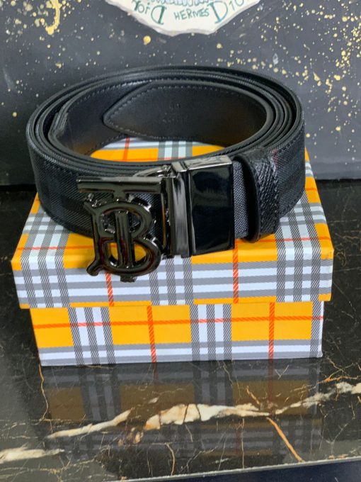 BR Reversible Leather Belt Monogram Buckle - Image 3
